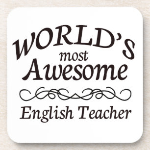 World's Most Awesome English Teacher Coaster