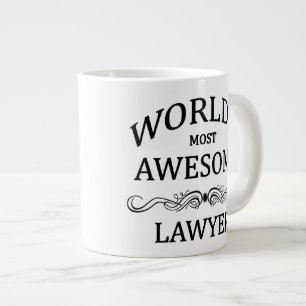 World's Most Awesome Lawyer Large Coffee Mug