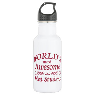 World's Most Awesome Med Student 532 Ml Water Bottle
