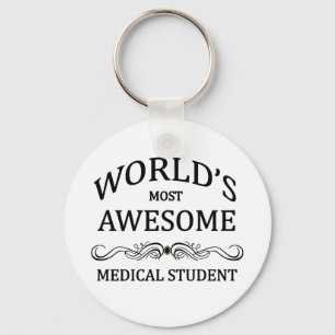 World's Most Awesome Medical Student Key Ring