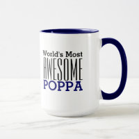 World's Most AWESOME POPPA-Text Design