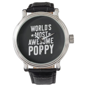 World's Most Awesome Poppy   Father Grandpa Watch