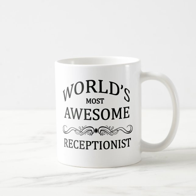 World's Most Awesome Receptionist Coffee Mug (Right)