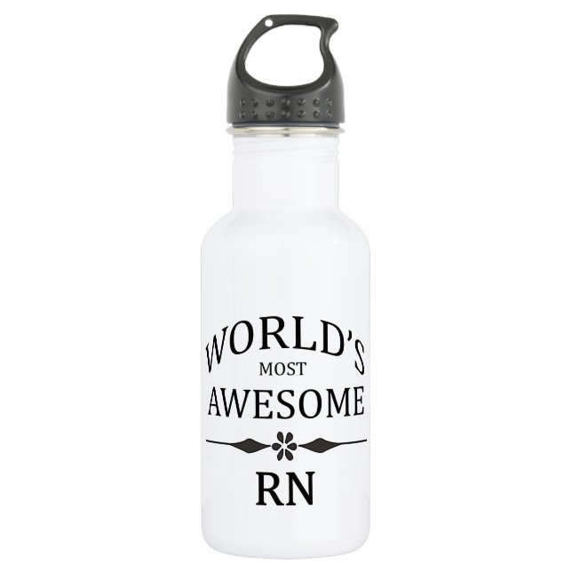 World's Most Awesome Rn 532 Ml Water Bottle (Front)