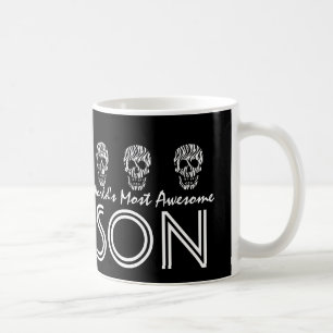World's Most Awesome SON Zebra Skulls V04 Coffee Mug
