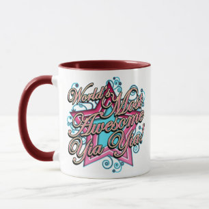 Worlds Most Awesome Yia Yia Mug