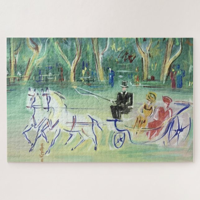 WORLD'S MOST DIFFICULT CENTRAL PARK  ART PUZZLE (Horizontal)