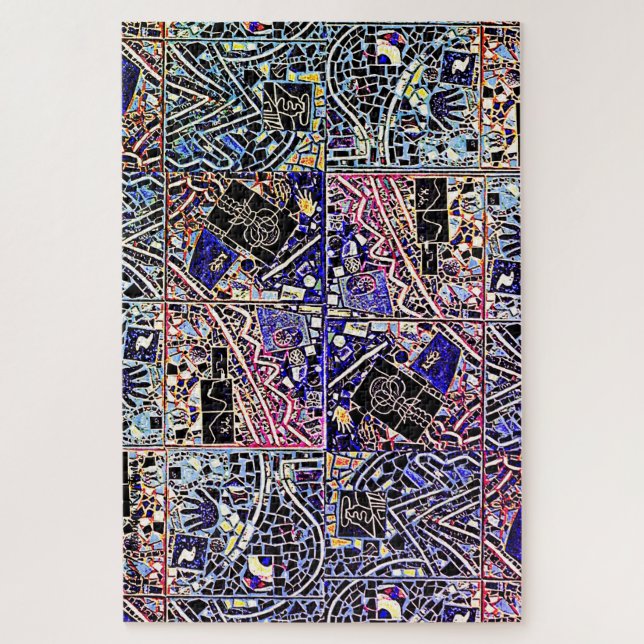 WORLD'S MOST DIFFICULT MODERN ART PUZZLE 1974 (Vertical)