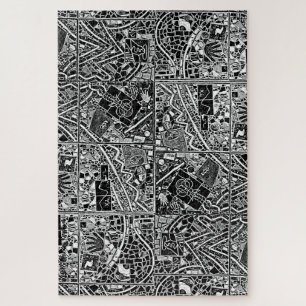 WORLD'S MOST DIFFICULT MODERN ART PUZZLE B & W