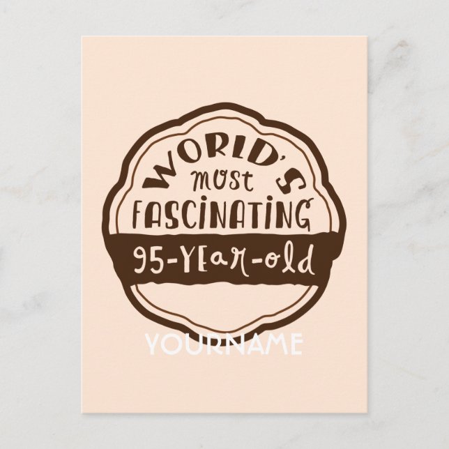 World's Most Fascinating 95-Year-Old Brown Peach Postcard (Front)