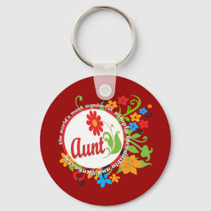 World's Most Wonderful Fantastic Aunt Key Ring