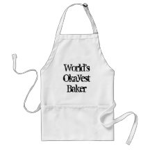 World's okayest baker | Funny kitchen baking apron