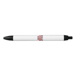 world's okayest Boss, #Boss Black Ink Pen