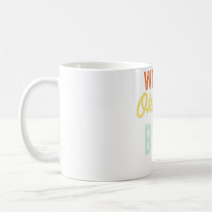 World's Okayest Boss Funny Retro Vintage Coffee Mug