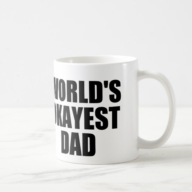 World's Okayest Dad Coffee Mug (Right)