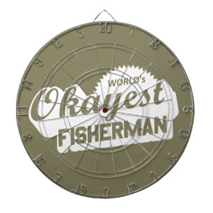 World's Okayest Fisherman Dartboard