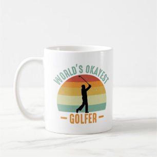 World's Okayest Golfer Coffee Mug
