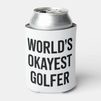 World's Okayest Golfer Dad Father's Day Golfing