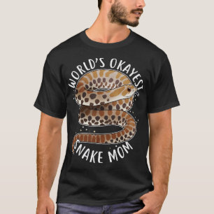 Worlds Okayest Hognose Snake Mum T-Shirt