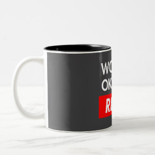Worlds okayest Reese Two-Tone Coffee Mug