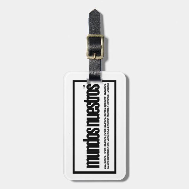 worlds ours travel tag  (Front Vertical)