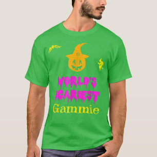 World's Scariest Gammie Halloween Costume Lazy Eas T-Shirt