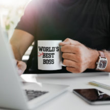 World's Second Best Boss Customisable Mug