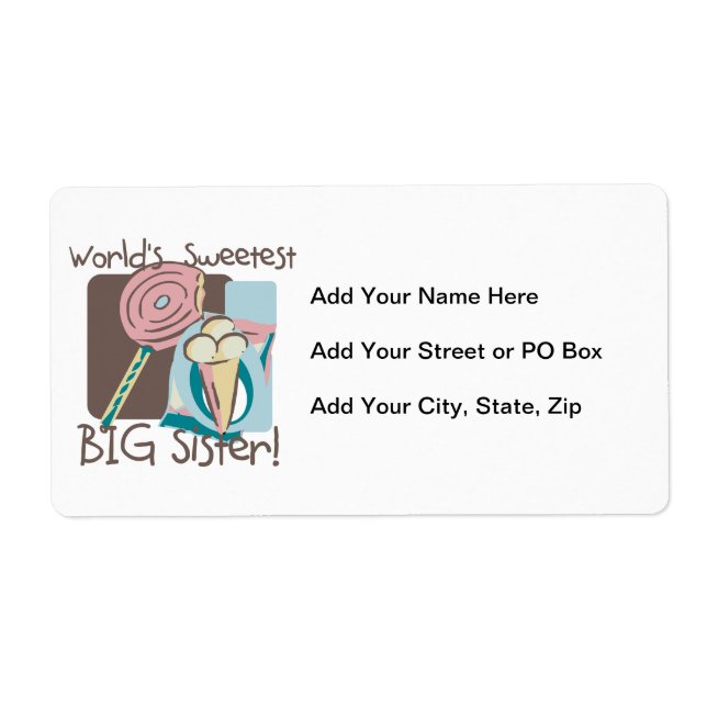 World's Sweetest Big Sister (Front)