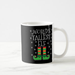 World's Tallest Elf Matching Family Group Christma Coffee Mug
