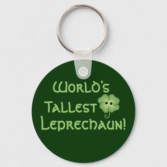 World's Tallest Leprechaun Key Ring (Front)