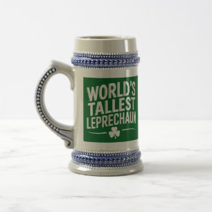 World's Tallest Leprechaun St. Patrick's Day Beer Stein