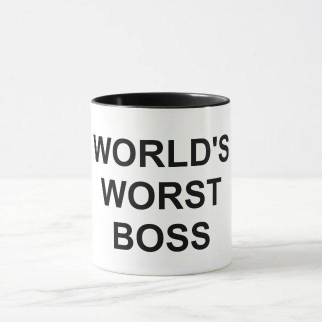 World's Worst Boss Mug (Center)