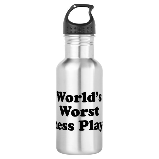 World's Worst Chess player 532 Ml Water Bottle (Front)