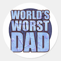 World's Worst Dad stickers