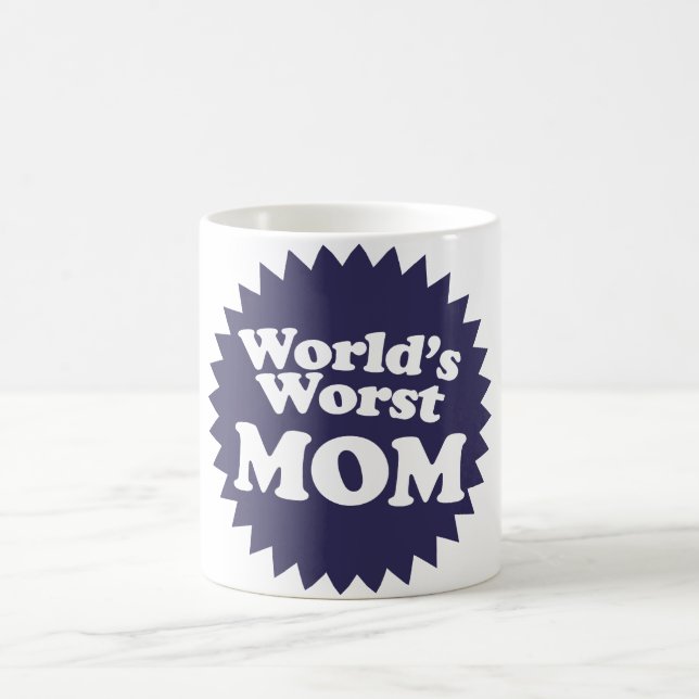 World's Worst Mum Coffee Mug (Center)