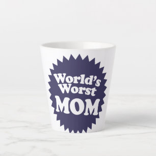 World's Worst Mum Latte Mug