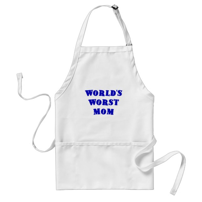 Worlds Worst Mum Standard Apron (Front)