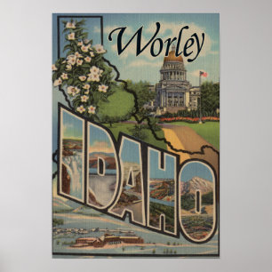 Worley, IdahoLarge Letter ScenesWorley, ID Poster