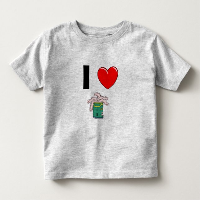 worm, 20716803, I Toddler T-Shirt (Front)