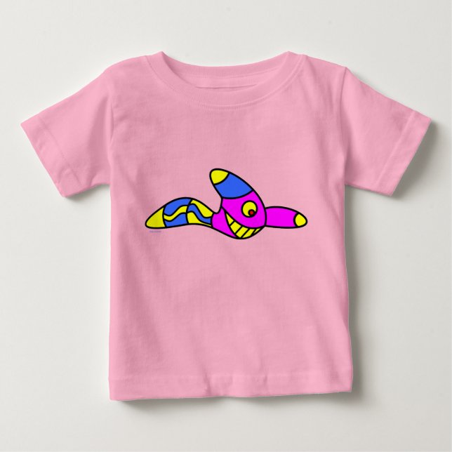 worm baby shirt funnyworm shirt (Front)