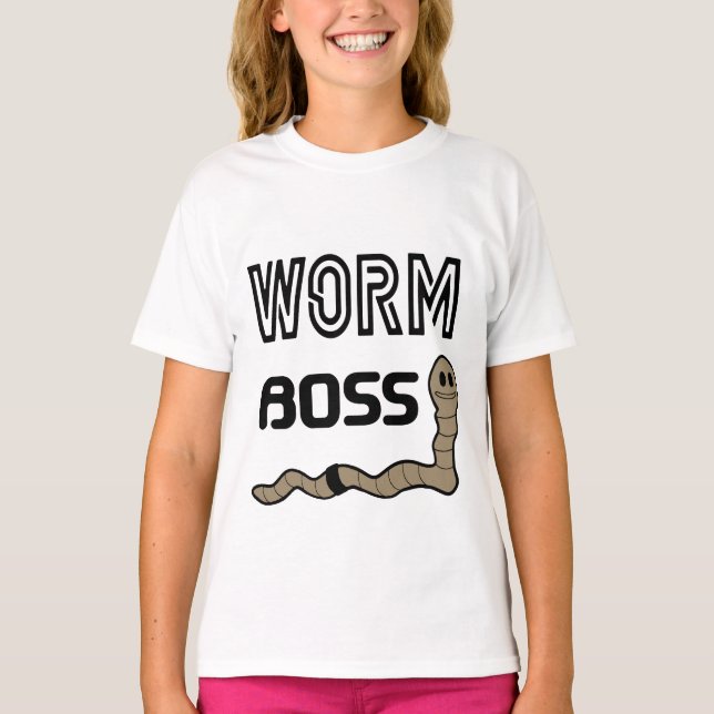 Worm Boss T-Shirt (Front)
