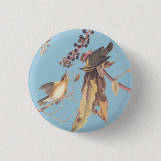 Worm-Eating Warbler Bird Round Button