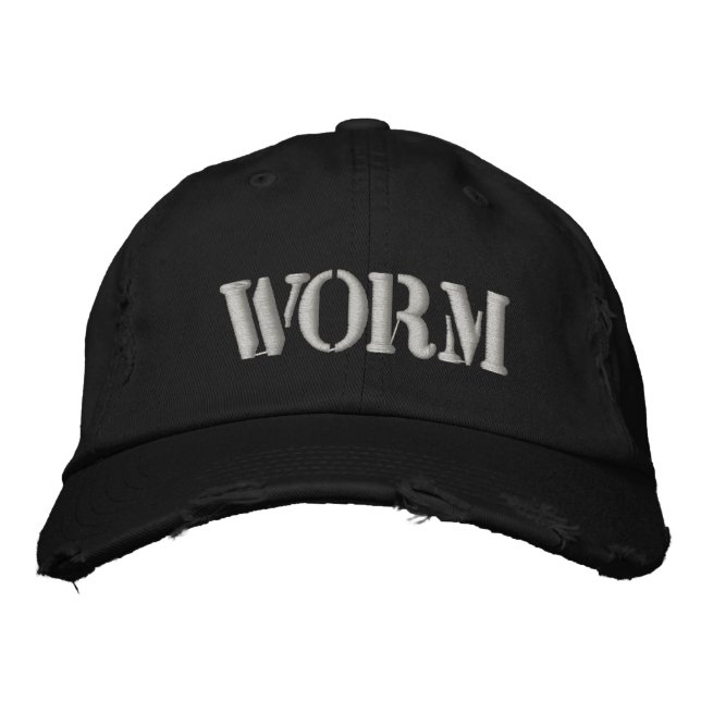 WORM EMBROIDERED HAT (Front)