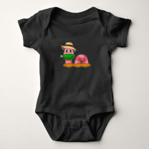 Worm Farmer Leaf Baby Bodysuit