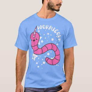 Worm Farmer Unicorn Worms Vermiculture Worm Farmin T-Shirt