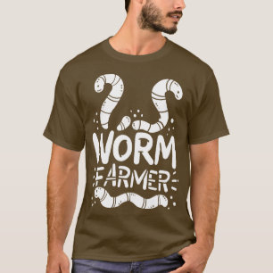 Worm Farmer Vermiculture Composting Farming T-Shirt