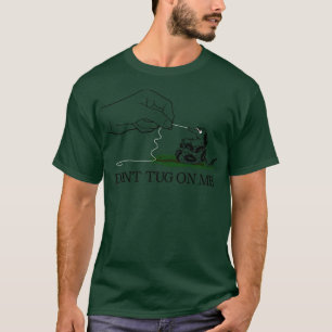 Worm on a String Gadsden Flag Parody T-Shirt