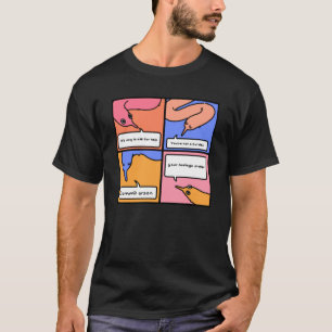 worm on a string says commit arson Essential  T-Shirt