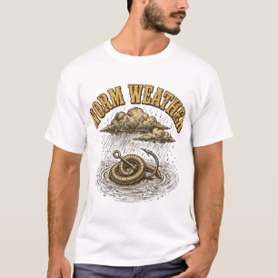 Worm Weather T-Shirt – Funny Rainy Day Fishing