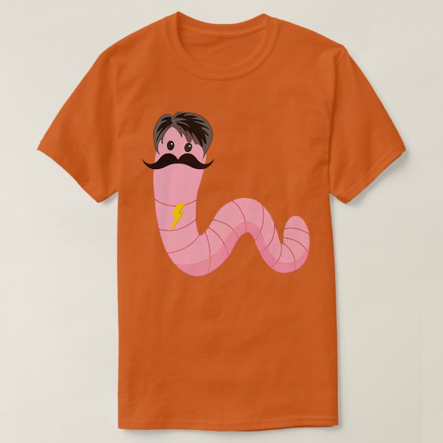Worm With a Moustache Vanderpump Rules quote 1 T-Shirt (Design Front)